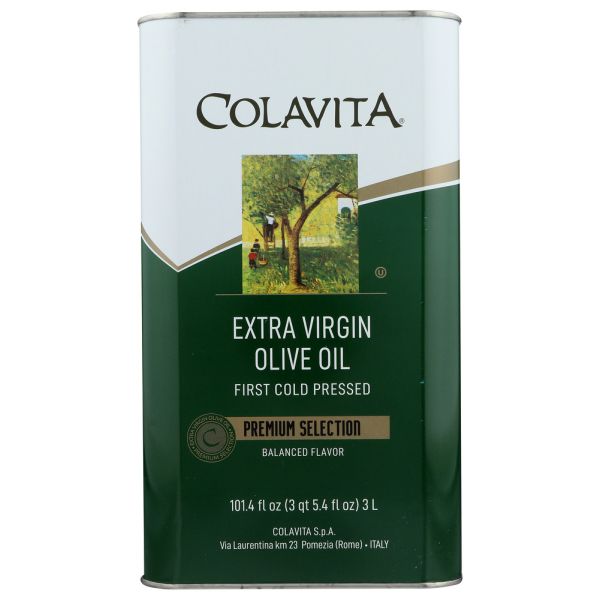 COLAVITA: Extra Virgin Olive Oil Premium Tin Can, 101.4 oz
