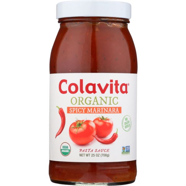 COLAVITA: Sauce Marinara Spicy Tomato Organic, 25 oz