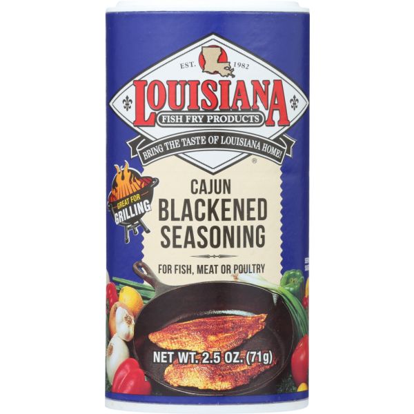 LOUISIANA FISH FRY: Cajun Blackened Seasoning, 2.5 oz