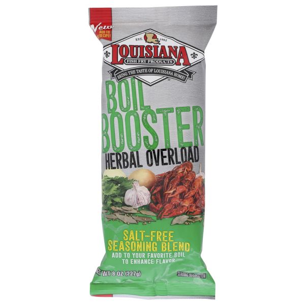 LOUISIANA FISH FRY: Herbal Overload Boil Booster, 8 oz