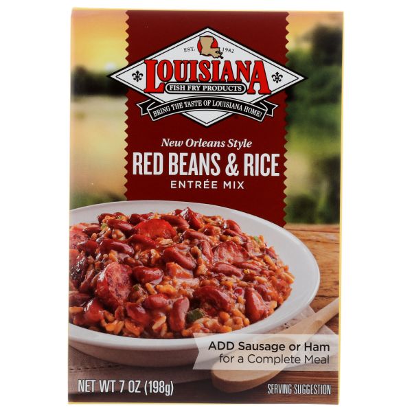 LOUISIANA FISH FRY: Red Beans & Rice Mix, 7 oz