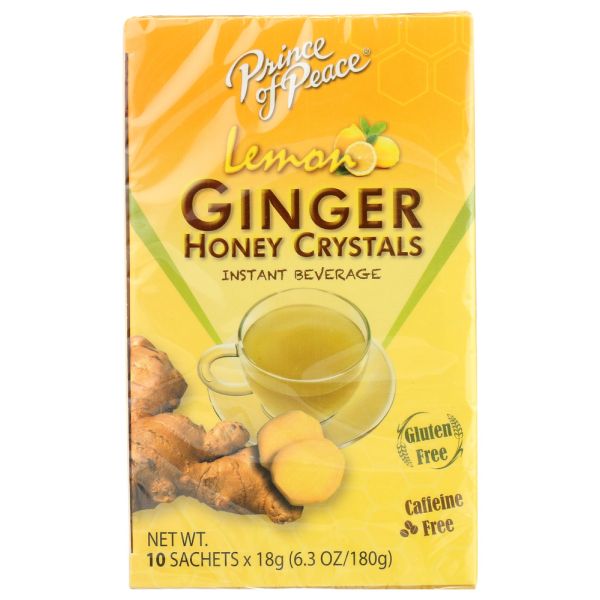 PRINCE OF PEACE: Ginger Honey Crystals With Lemon Tea, 10 bg