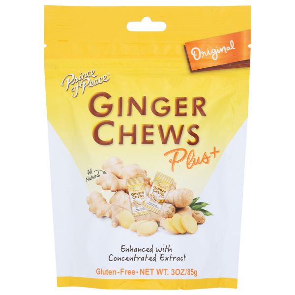 PRINCE OF PEACE: Digestive Ginger Chew, 3 oz