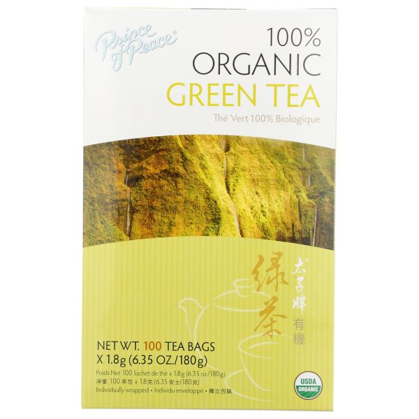 PRINCE OF PEACE: Tea Green Organic, 100 bg