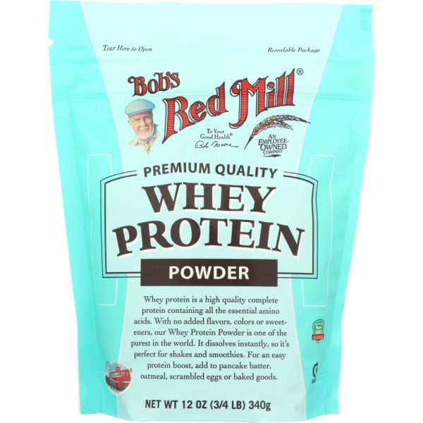 BOB'S RED MILL: Whey Protein Powder, 12 oz