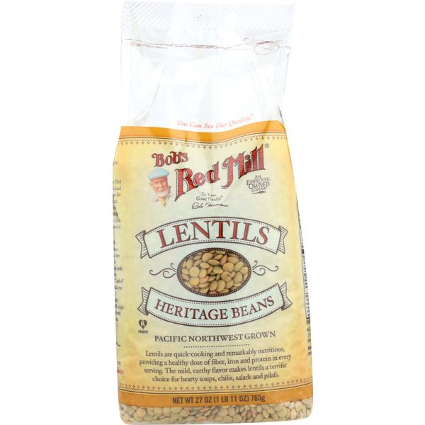 BOB'S RED MILL: Heritage Bean Lentils, 27 oz