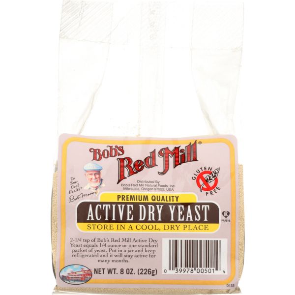BOBS RED MILL: Active Dry Yeast Gluten Free, 8 oz