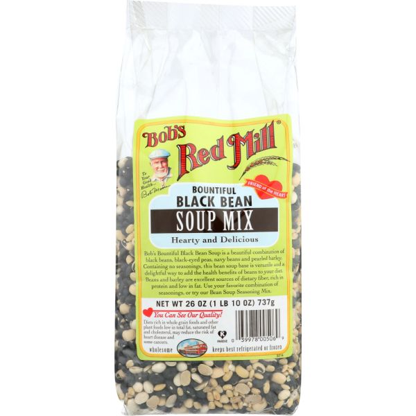 BOBS RED MILL: Mix Soup Black Bean, 26 oz