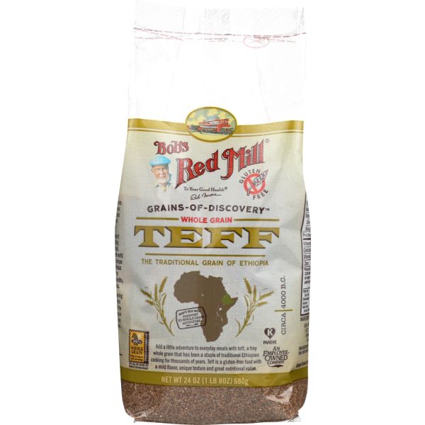 BOBS RED MILL: Whole Grain Teff Gluten Free, 24 oz