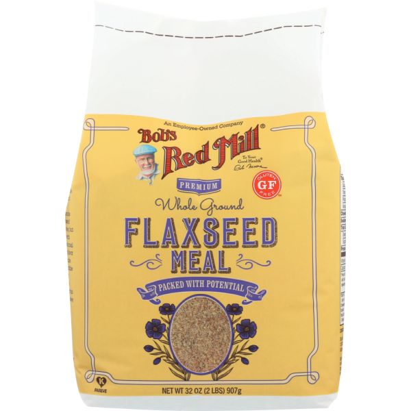 BOBS RED MILL: Flaxseed Meal Gluten Free, 32 oz