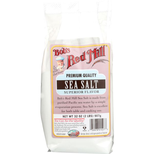 BOBS RED MILL: Sea Salt Superior Flavor, 32 oz