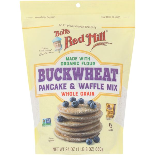 BOBS RED MILL: Buckwheat Pancake & Waffle Mix, 24 oz