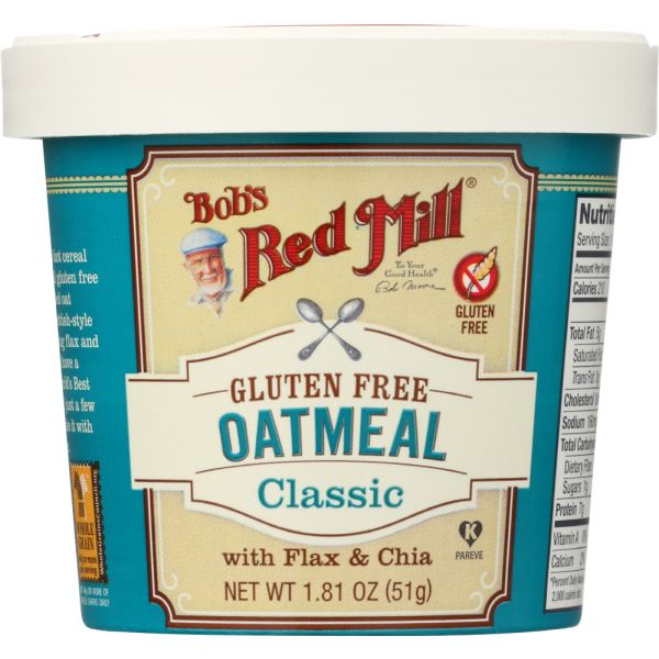 BOBS RED MILL: Gluten Free Oatmeal Cup Classic, 1.81 oz