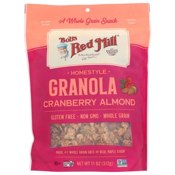 BOBS RED MILL: Cranberry Almond Homestyle Granola, 11 OZ