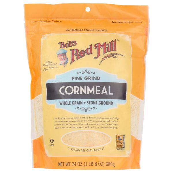 BOB'S RED MILL: Fine Grind Cornmeal, 24 oz