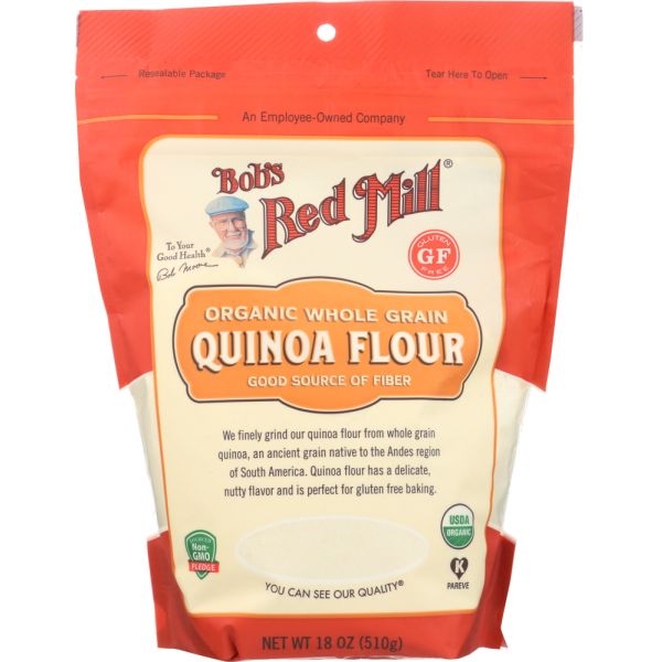 BOBS RED MILL: Organic Quinoa Flour, 18 oz