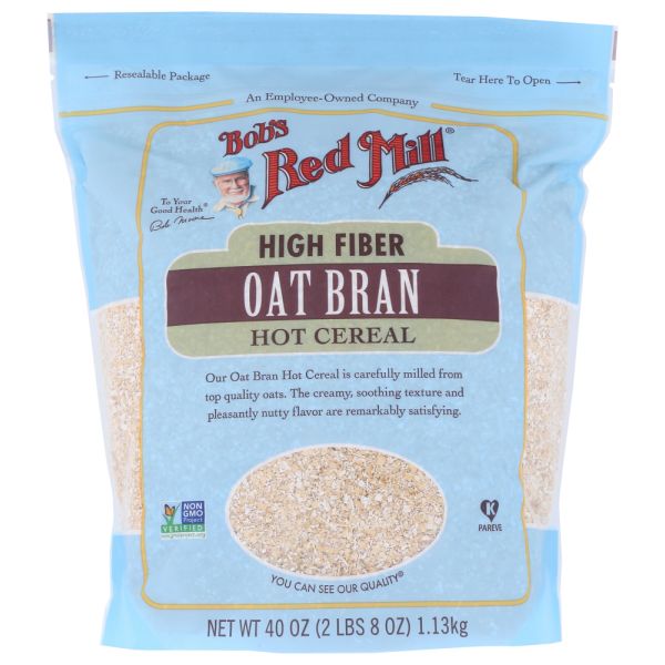BOBS RED MILL: Oat Bran Hot Cereal, 40 oz