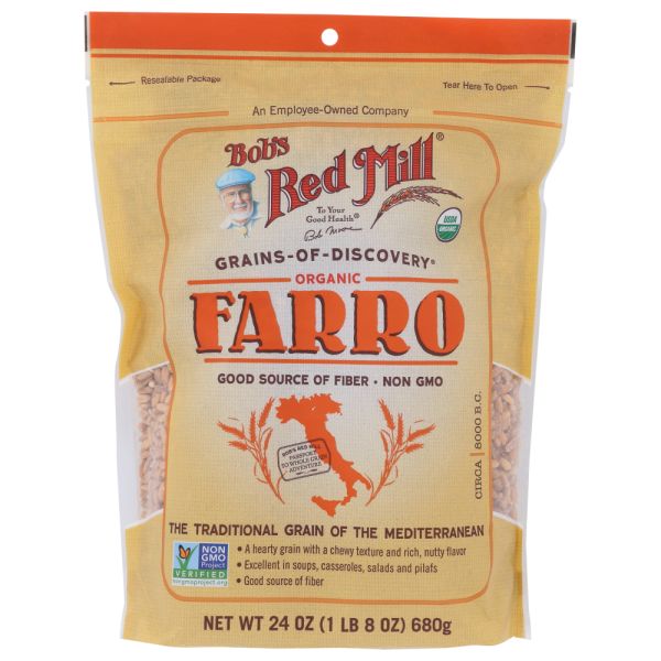 BOBS RED MILL: Organic Farro, 24 oz