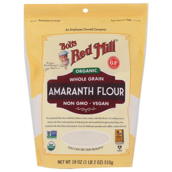 BOB'S RED MILL: Organic Whole Grain Amaranth Flour, 18 oz
