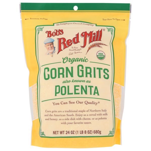 BOBS RED MILL: Organic Yellow Corn Polenta, 24 oz