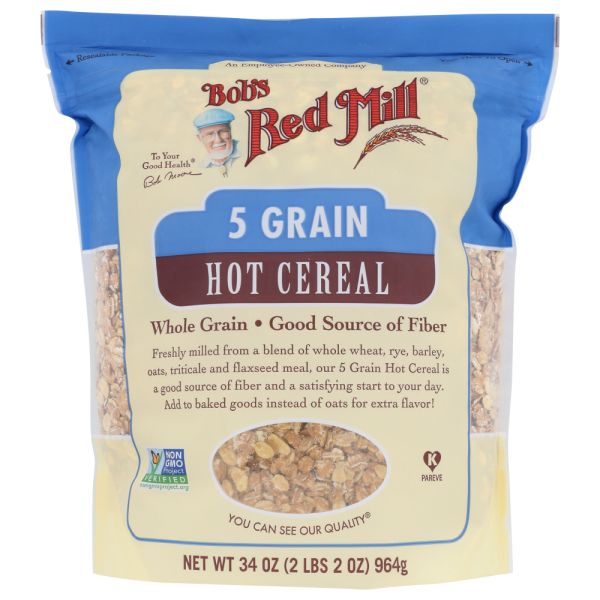 BOBS RED MILL: Cereal Hot 5 Grain, 34 oz