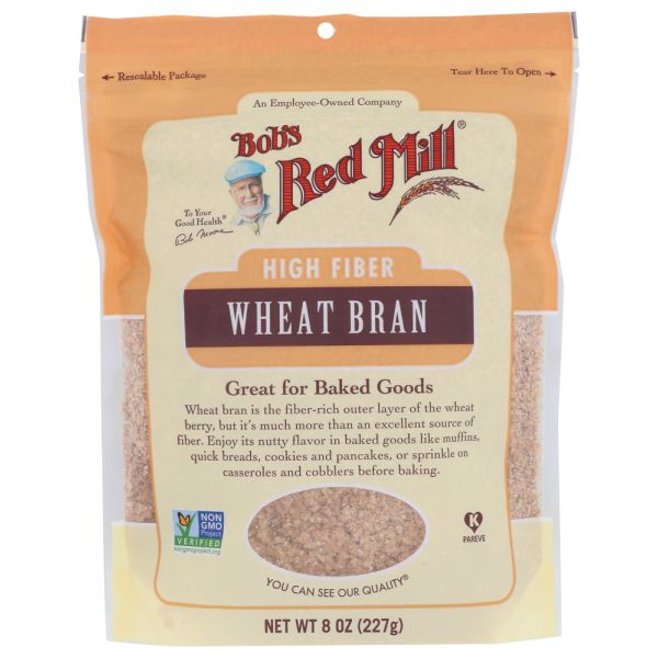 BOBS RED MILL: Wheat Bran, 8 oz