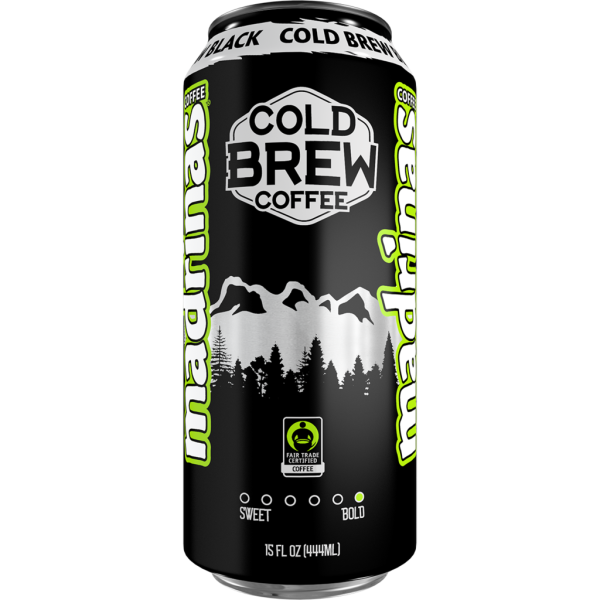 MADRINAS COFFEE: Organic Cold Brew Black Coffee, 15 fl oz