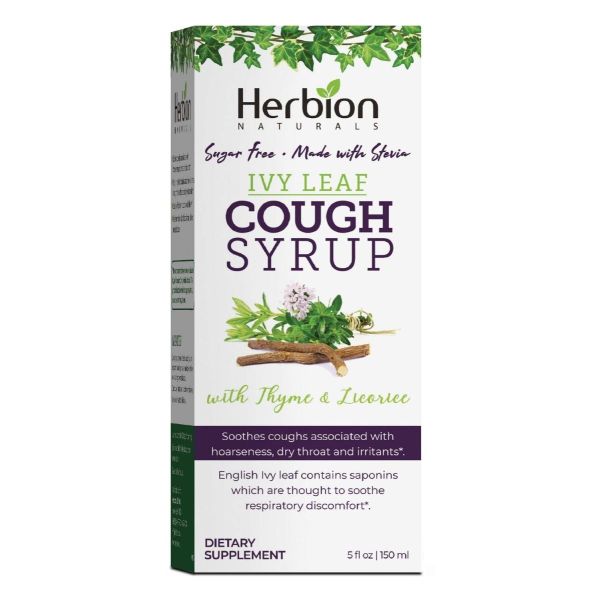 HERBION NATURALS: Ivy Leaf Cough Syrup With Thyme, 5 fo