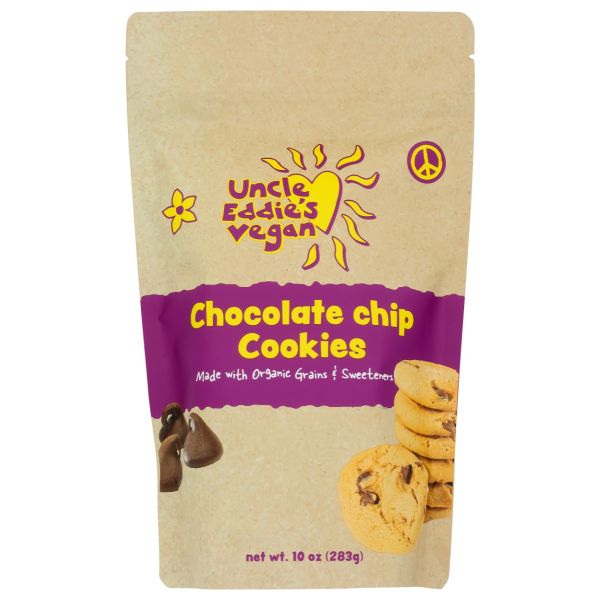 UNCLE EDDIES VEGAN: Chocolate Chip Cookies, 10 oz