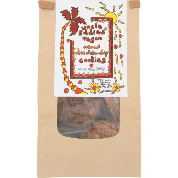UNCLE EDDIES VEGAN: Oatmeal Chocolate Chip Cookie, 12 oz