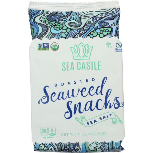 SEA CASTLE: Roasted Seaweed Sea Salt, 0.35 oz