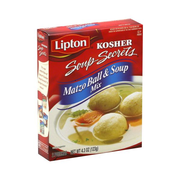 LIPTON KOSHER: Mix Soup and Matzo Ball, 4.3 oz