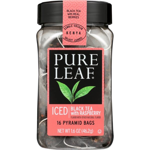 PURE LEAF: Tea Iced Black Raspberry 16 Count, 1.6 oz