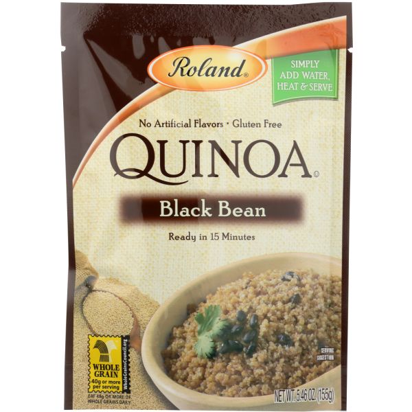 ROLAND: Quinoa Gluten Free Black Bean, 5.46 oz
