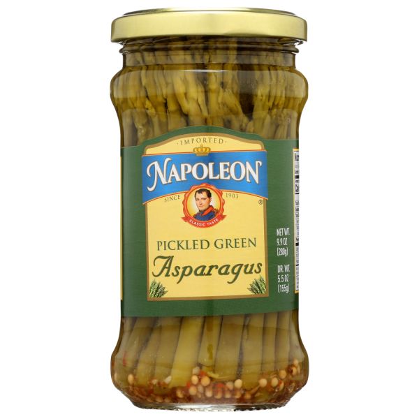 NAPOLEON: Asparagus Pickled Green, 9.9 oz