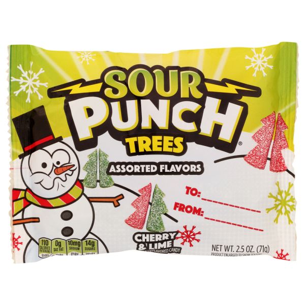 SOUR PUNCH: Trees Assorted Flavor, 2.5 oz