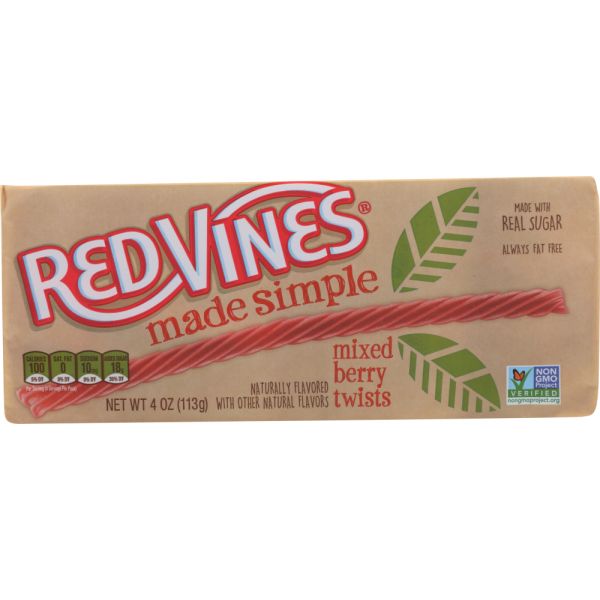 RED VINES: Made Simple Mixed Berry, 4 oz