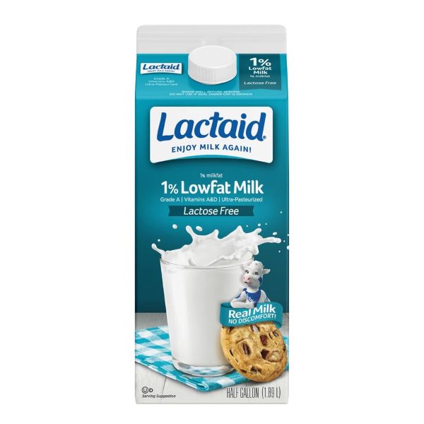 LACTAID: 1% Low Fat Milk, 64 oz