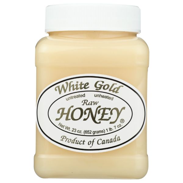 WHITE GOLD: Raw Honey, 23 oz