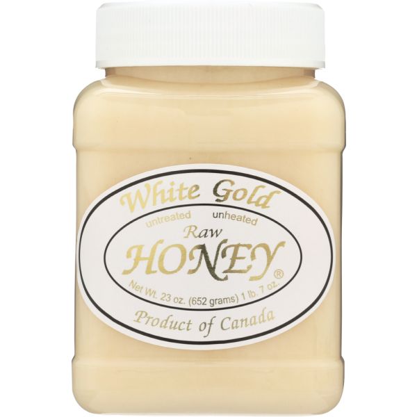 WHITE GOLD: Raw Honey, 23 oz