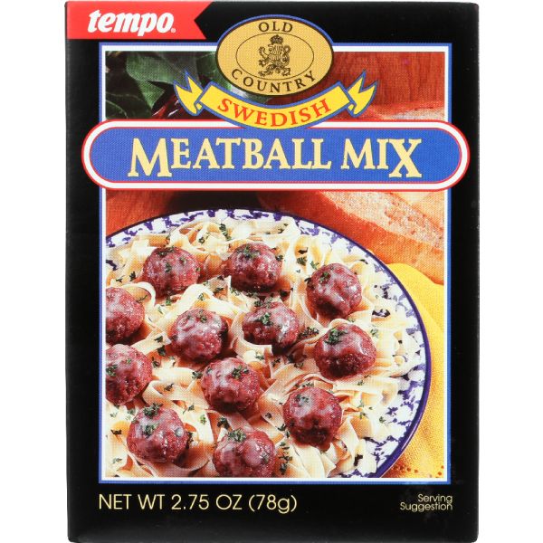 TEMPO: Mix Seasoning Meatball Swedish, 2.75 oz