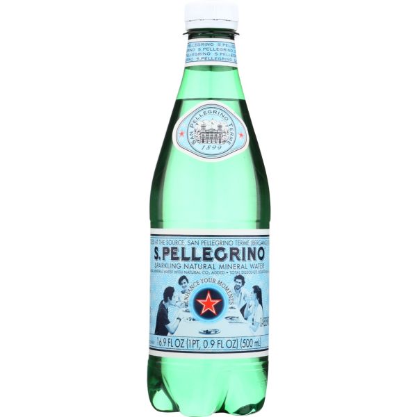 SAN PELLEGRINO: Sparkling Mineral Water Plastic Bottle, 500 ml