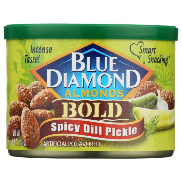 BLUE DIAMOND: Spicy Dill Pickle Bold Flavored Almond, 6 oz