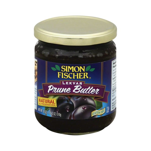 SIMON FISCHER: Fruit Lekvar Butter Prune, 18 oz
