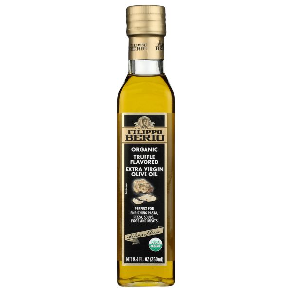 FILIPPO BERIO: Organic Extra Virgin Olive Oil Truffle Flavored, 8.4 fo