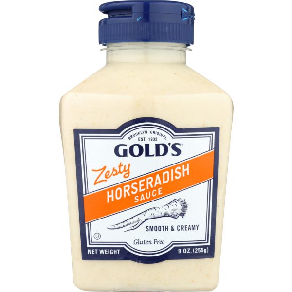 GOLDS: Horseradish Sauce Mild Squeeze, 9 oz