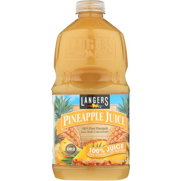 LANGERS: Pineapple Juice with Vitamin C, 64 fl oz