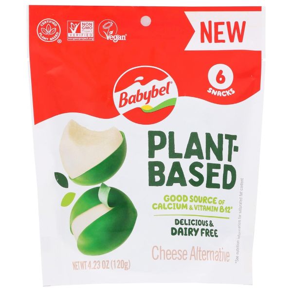 MINI BABYBEL: Plant-Based Cheese Alternative Bites, 4.23 oz