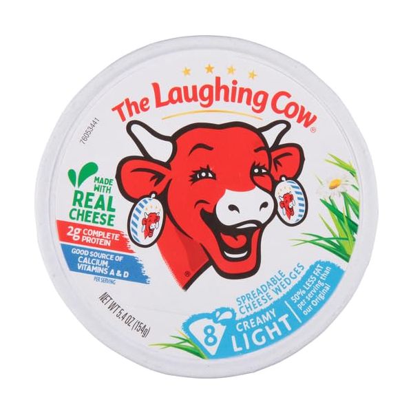 LAUGHING COW: Creamy Light Spreadable Cheese Wedges, 5.4 oz