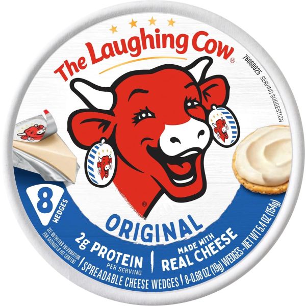 LAUGHING COW: Creamy Original Spreadable Cheese Wedges, 5.4 oz